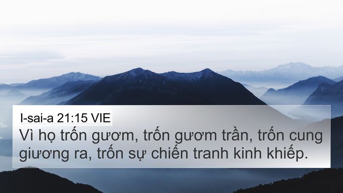 I-sai-a 21:15 VIE Bible Verse Image