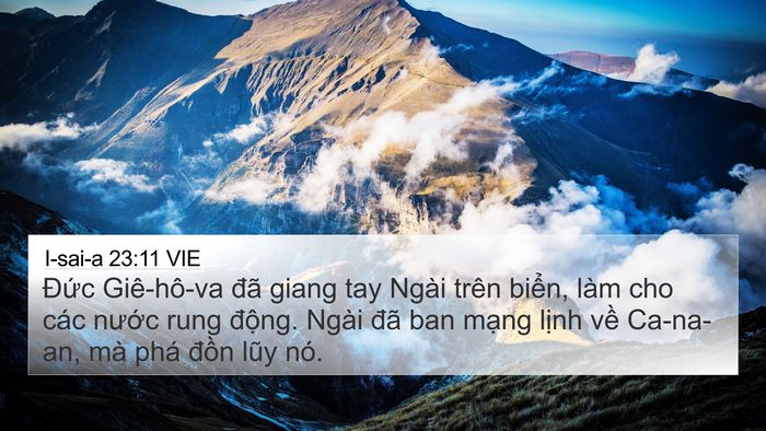 I-sai-a 23:11 VIE Bible Verse Image