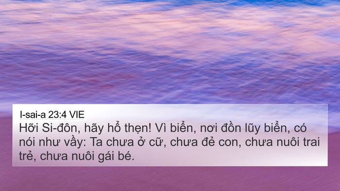 I-sai-a 23:4 VIE Bible Verse Image
