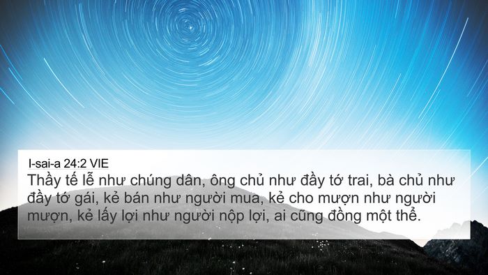 I-sai-a 24:2 VIE Bible Verse Image