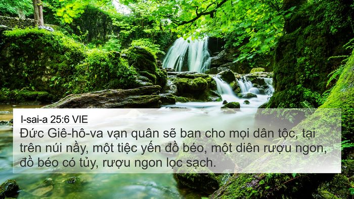 I-sai-a 25:6 VIE Bible Verse Image