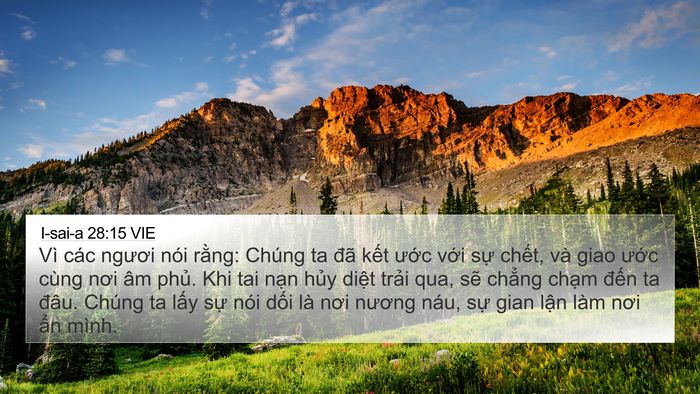 I-sai-a 28:15 VIE Bible Verse Image