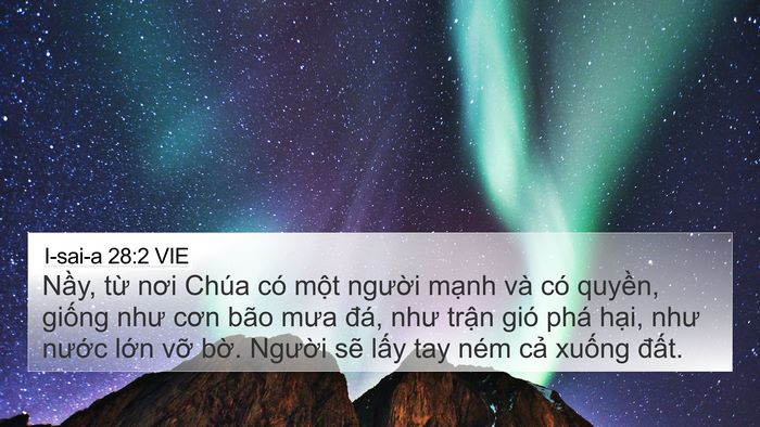 I-sai-a 28:2 VIE Bible Verse Image
