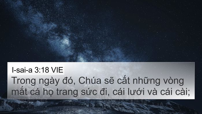 I-sai-a 3:18 VIE Bible Verse Image