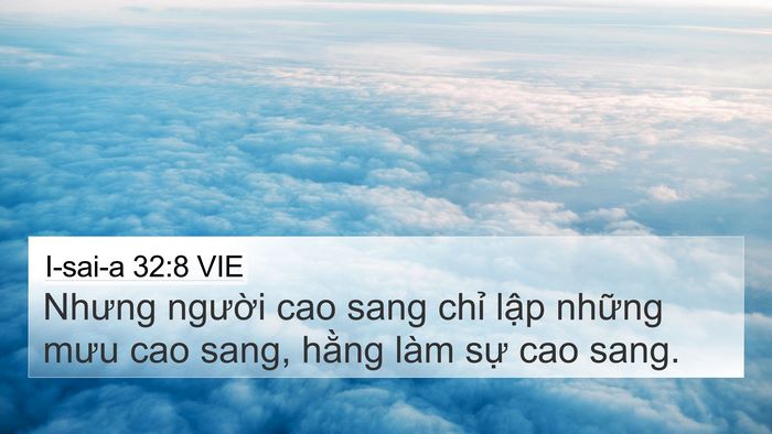 I-sai-a 32:8 VIE Bible Verse Image