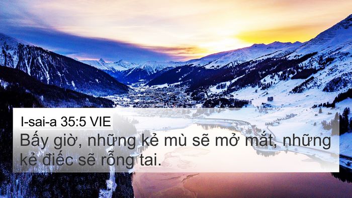 I-sai-a 35:5 VIE Bible Verse Image