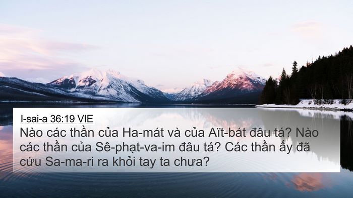 I-sai-a 36:19 VIE Bible Verse Image