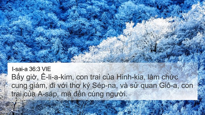 I-sai-a 36:3 VIE Bible Verse Image