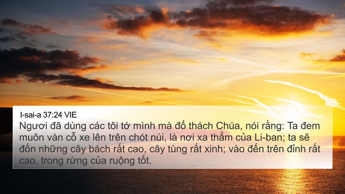 I-sai-a 37:24 VIE Bible Verse Image
