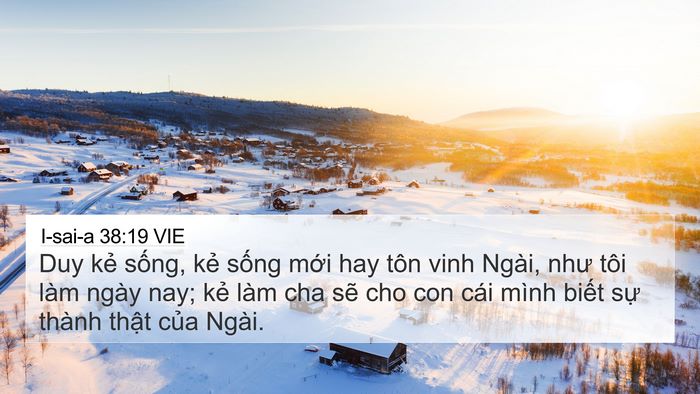 I-sai-a 38:19 VIE Bible Verse Image