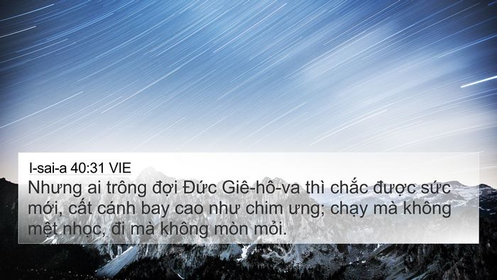 I-sai-a 40:31 VIE Bible Verse Image