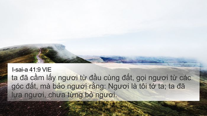 I-sai-a 41:9 VIE Bible Verse Image
