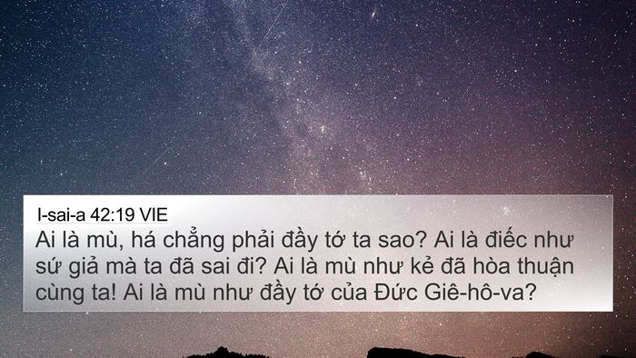I-sai-a 42:19 VIE Bible Verse Image