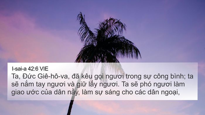 I-sai-a 42:6 VIE Bible Verse Image