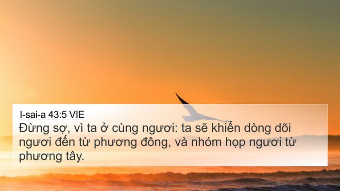 I-sai-a 43:5 VIE Bible Verse Image