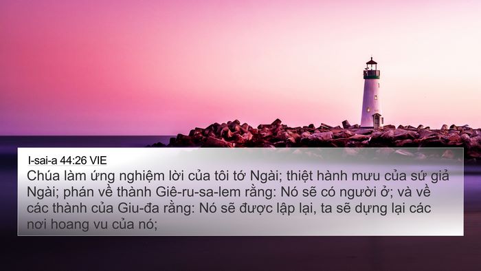 I-sai-a 44:26 VIE Bible Verse Image