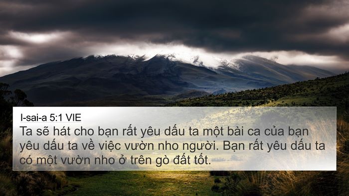 I-sai-a 5:1 VIE Bible Verse Image