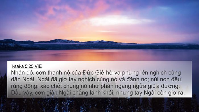 I-sai-a 5:25 VIE Bible Verse Image