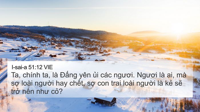 I-sai-a 51:12 VIE Bible Verse Image