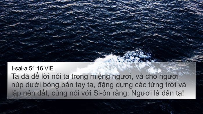 I-sai-a 51:16 VIE Bible Verse Image