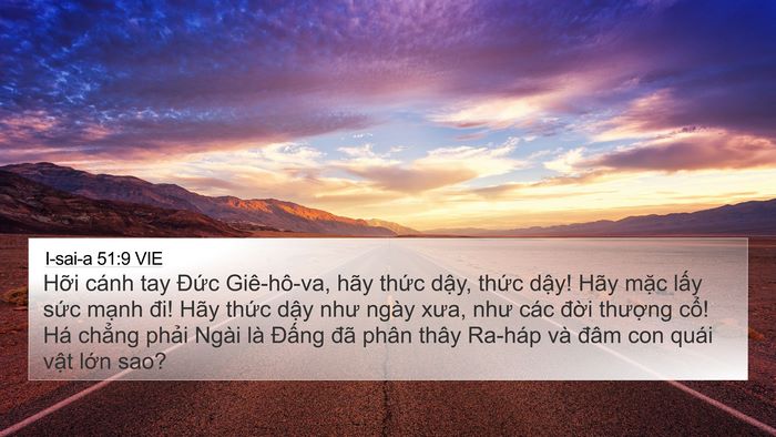 I-sai-a 51:9 VIE Bible Verse Image
