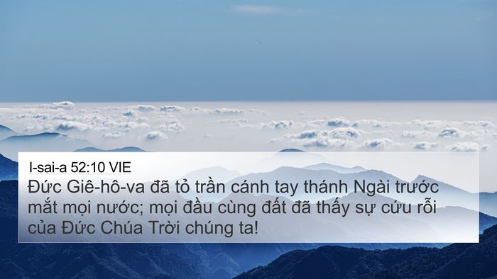 I-sai-a 52:10 VIE Bible Verse Image