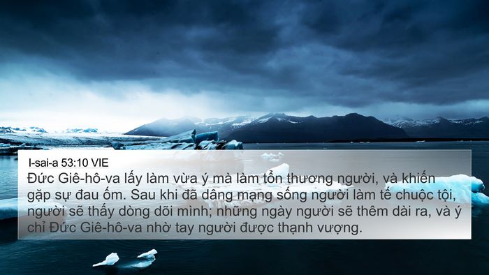I-sai-a 53:10 VIE Bible Verse Image