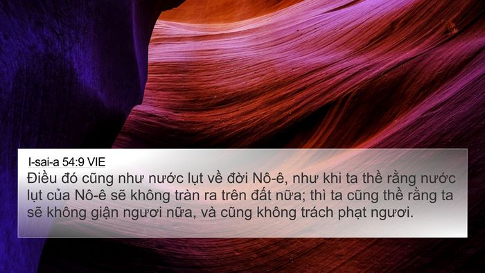 I-sai-a 54:9 VIE Bible Verse Image