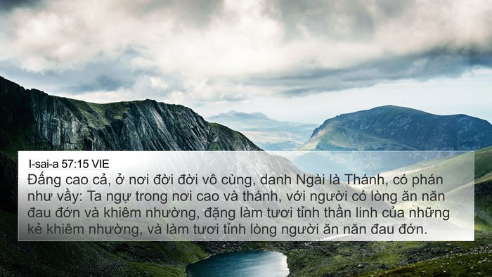 I-sai-a 57:15 VIE Bible Verse Image