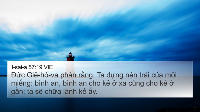 I-sai-a 57:19 VIE Bible Verse Image