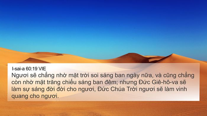 I-sai-a 60:19 VIE Bible Verse Image