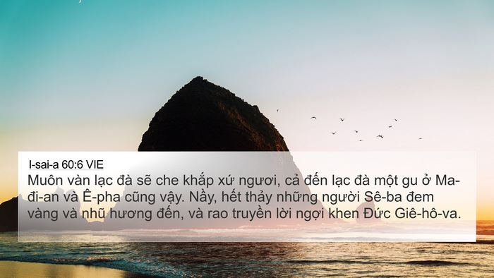 I-sai-a 60:6 VIE Bible Verse Image