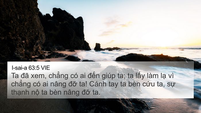 I-sai-a 63:5 VIE Bible Verse Image