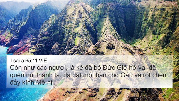 I-sai-a 65:11 VIE Bible Verse Image