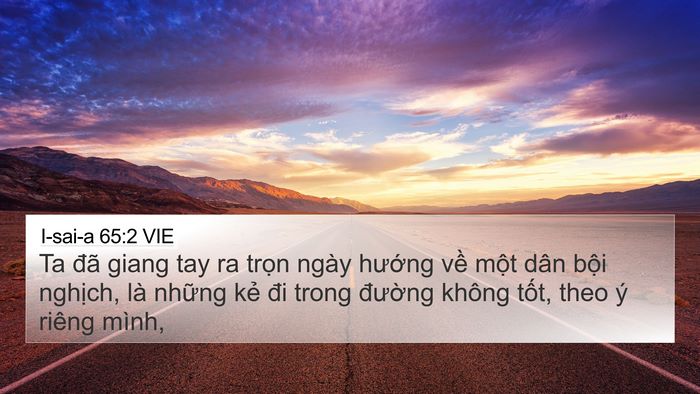 I-sai-a 65:2 VIE Bible Verse Image