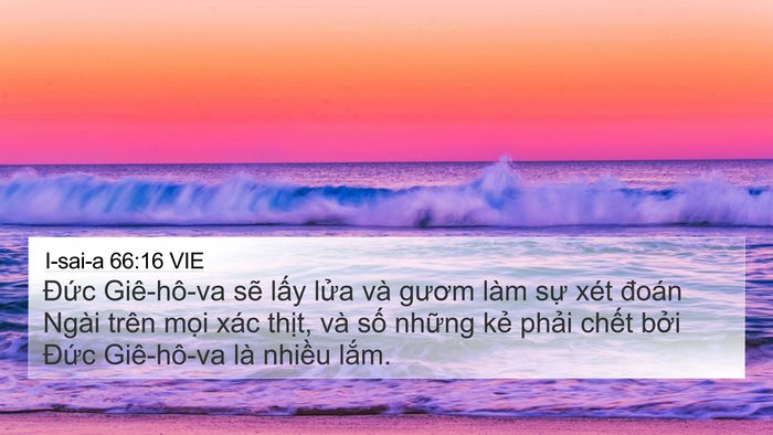 I-sai-a 66:16 VIE Bible Verse Image
