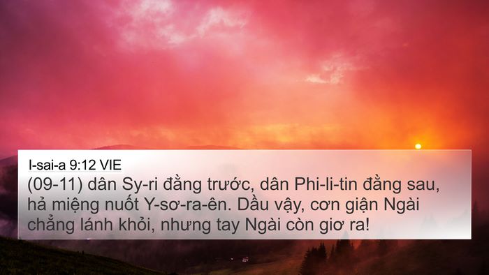 I-sai-a 9:12 VIE Bible Verse Image