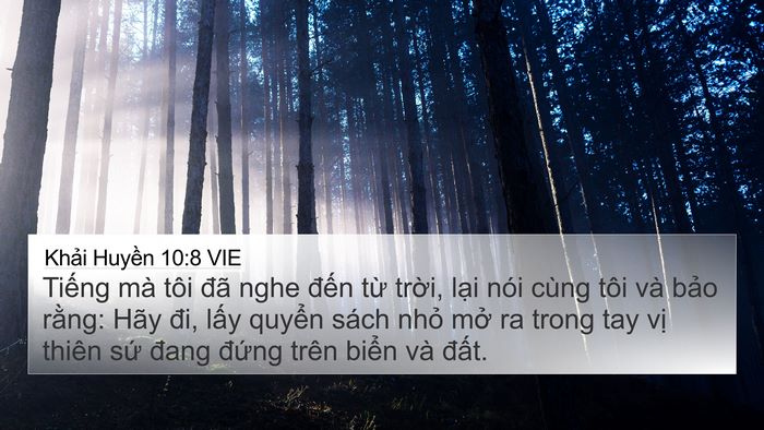 Khải Huyền 10:8 VIE Bible Verse Image