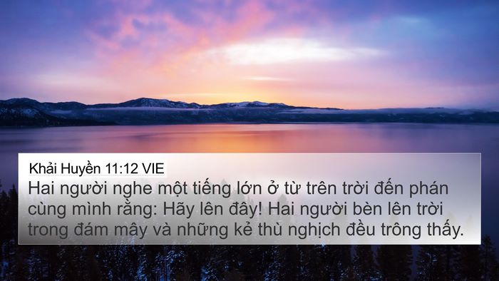 Khải Huyền 11:12 VIE Bible Verse Image