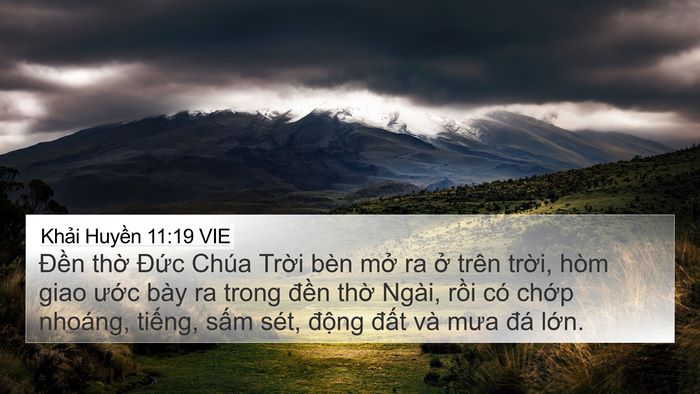 Khải Huyền 11:19 VIE Bible Verse Image