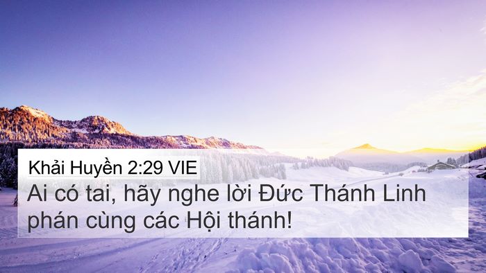 Khải Huyền 2:29 VIE Bible Verse Image