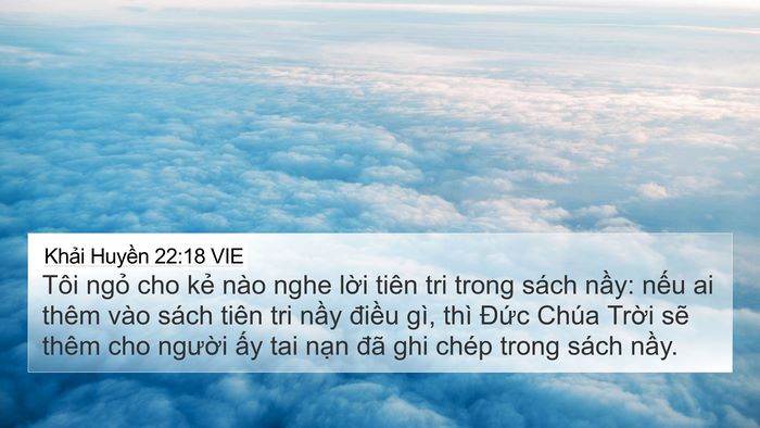 Khải Huyền 22:18 VIE Bible Verse Image