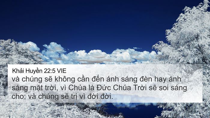 Khải Huyền 22:5 VIE Bible Verse Image