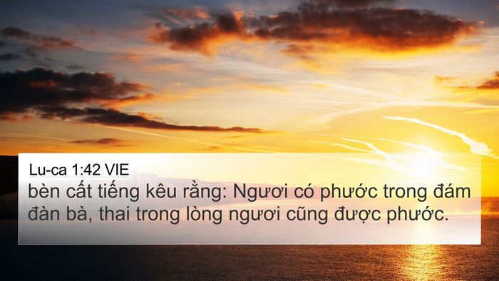 Lu-ca 1:42 VIE Bible Verse Image
