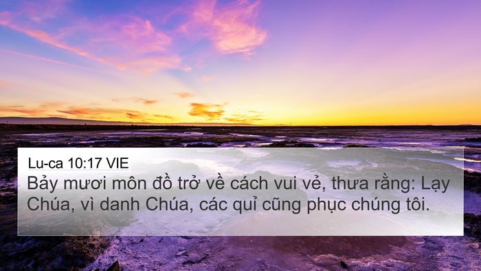 Lu-ca 10:17 VIE Bible Verse Image