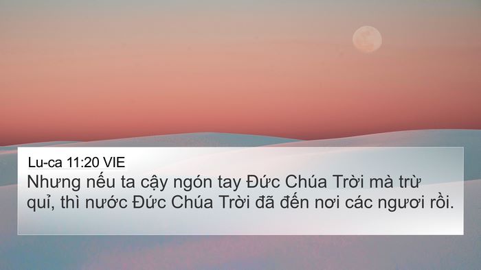 Lu-ca 11:20 VIE 4K Wallpaper - Nhưng nếu ta cậy ngón tay Đức Chúa - 4K Wallpaper Bible Verse
