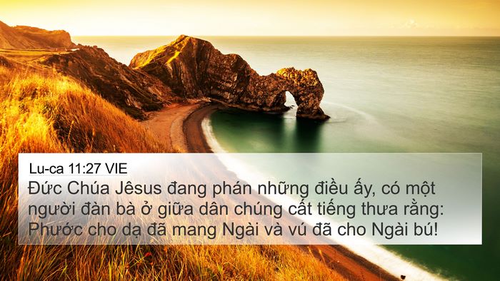 Lu-ca 11:27 VIE Bible Verse Image