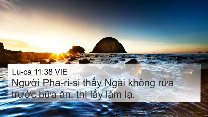 Lu-ca 11:38 VIE Bible Verse Image