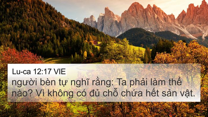 Lu-ca 12:17 VIE Bible Verse Image