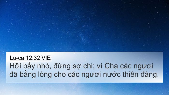 Lu-ca 12:32 VIE Bible Verse Image